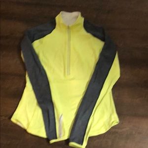 Lululemon half zip with reflective detail